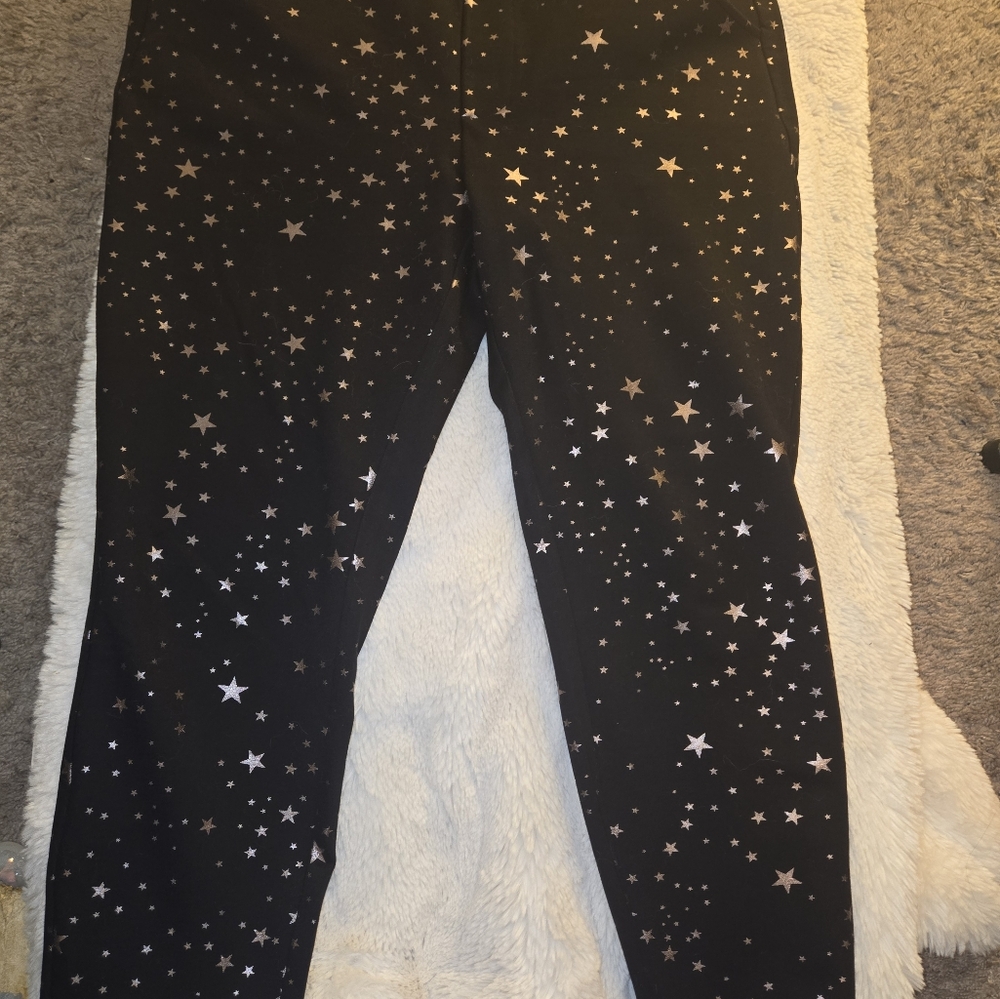 Torrid Black Starry Skinny Pants